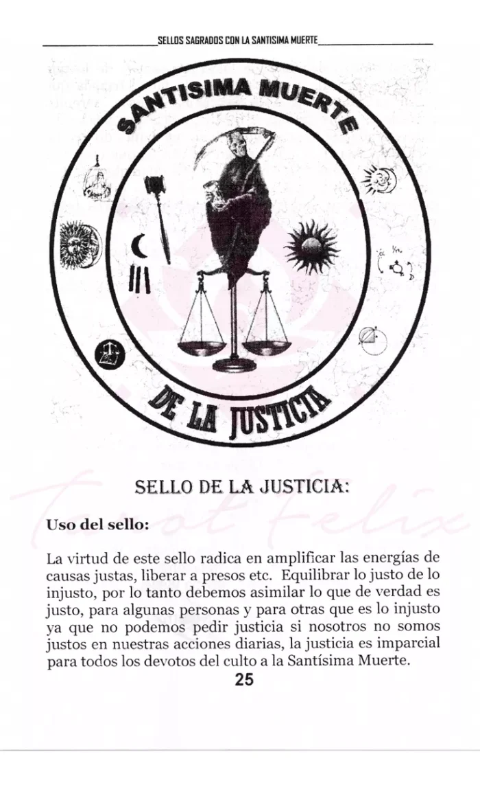 Libro Siete Sellos Sagrados De La Santa Muerte 4