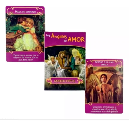 Libro Tarot Oráculo Los Angeles Del Amor 44 Cartas +guía