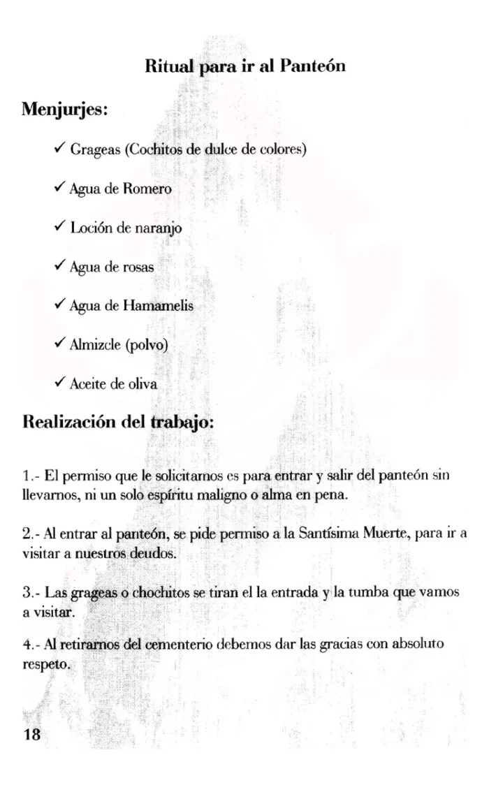 Libro Trabajos Con La Santa Muerte Rituales Y Peticiones 4