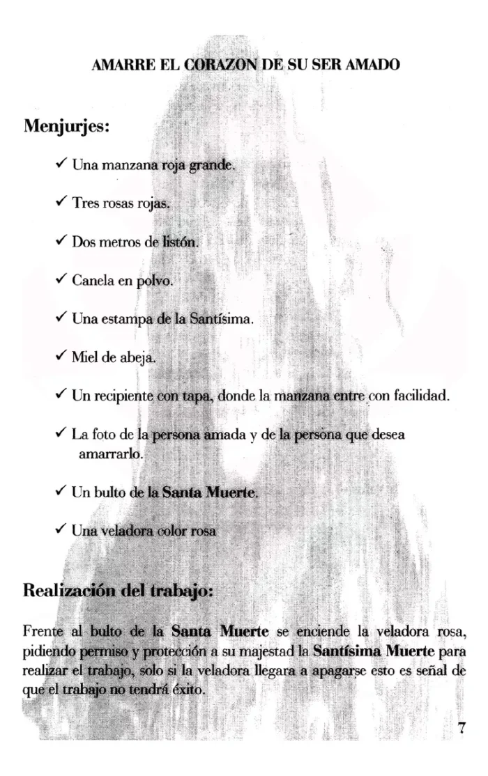 Libro Trabajos Con La Santa Muerte Rituales Y Peticiones 5