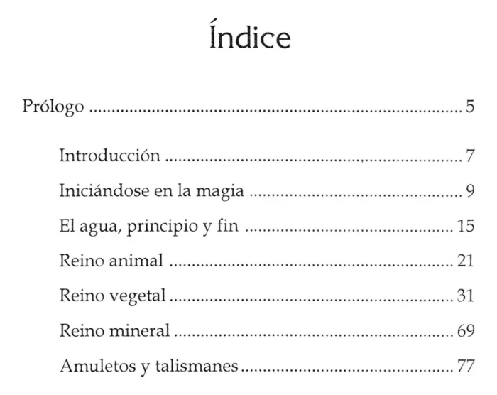 Magia Natural Animal Vegetal Y Mineral 1