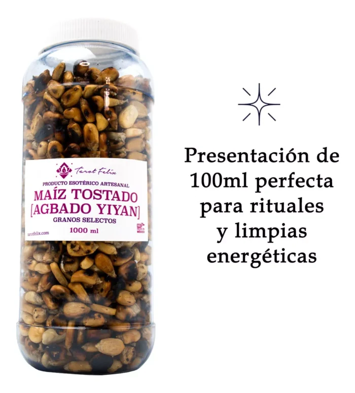Maiz Tostado Santeria 1l Ofrendas Rituales Y Abundancia 4