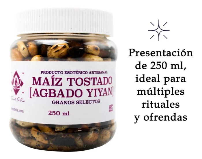 Maiz Tostado Santeria 250 Ml Ofrendas Rituales Y Abundancia 4