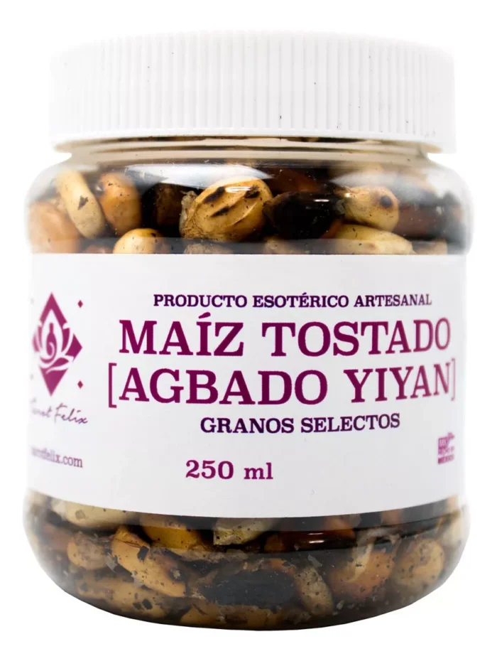 maíz tostado santería 250 ml ofrenda espiritual eku eya awuado
