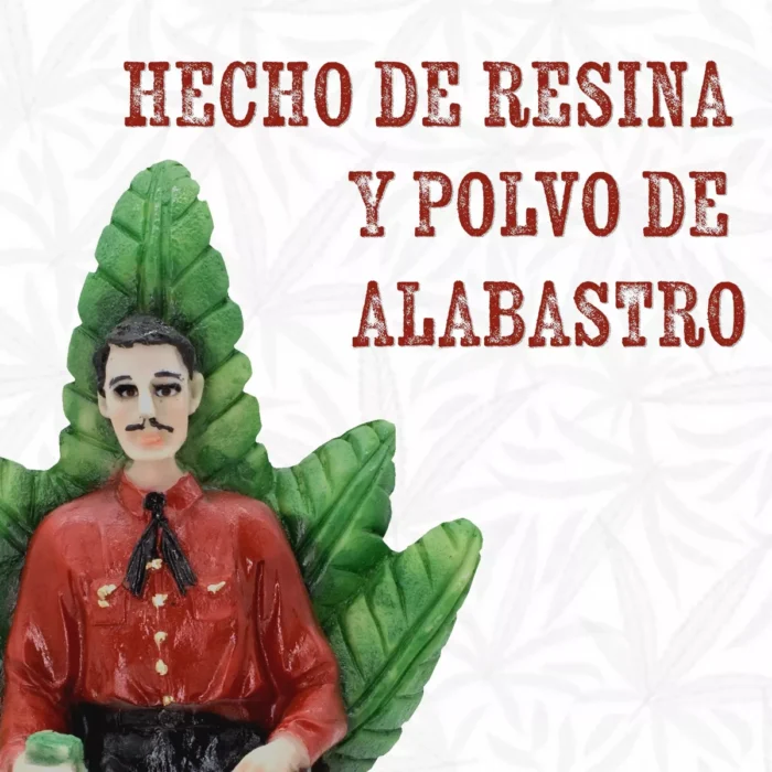 Malverde Sentado Camisa Roja 21 Cm Amparo Y Proteccion 6
