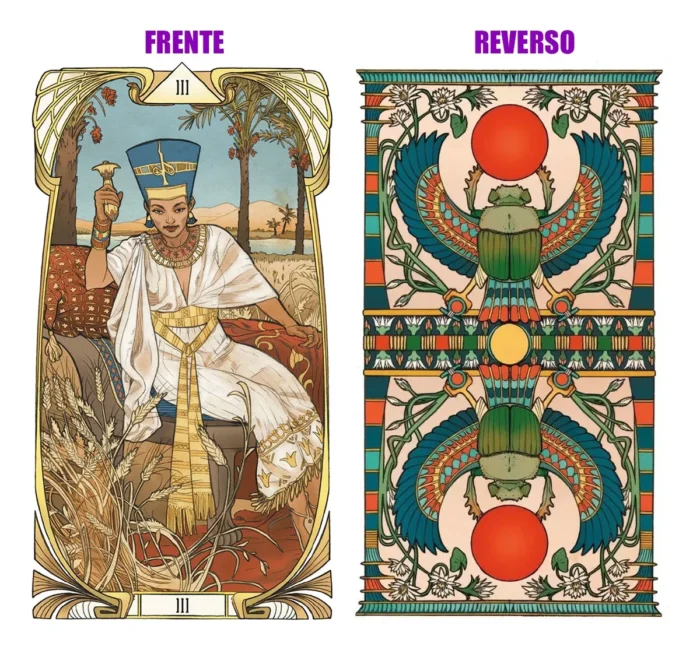 Mazo Cartas Tarot Art Nouveau Dioses Egipcios Pdf Espanol 1