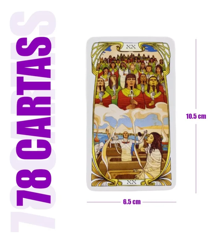 Mazo Cartas Tarot Art Nouveau Dioses Egipcios Pdf Espanol 3