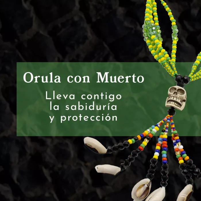 Mazo Collar De Orula Con Muerto Proteccion Espiritual 1
