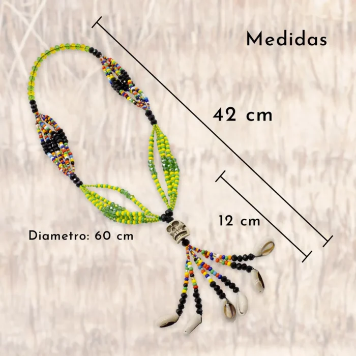 Mazo Collar De Orula Con Muerto Proteccion Espiritual 5