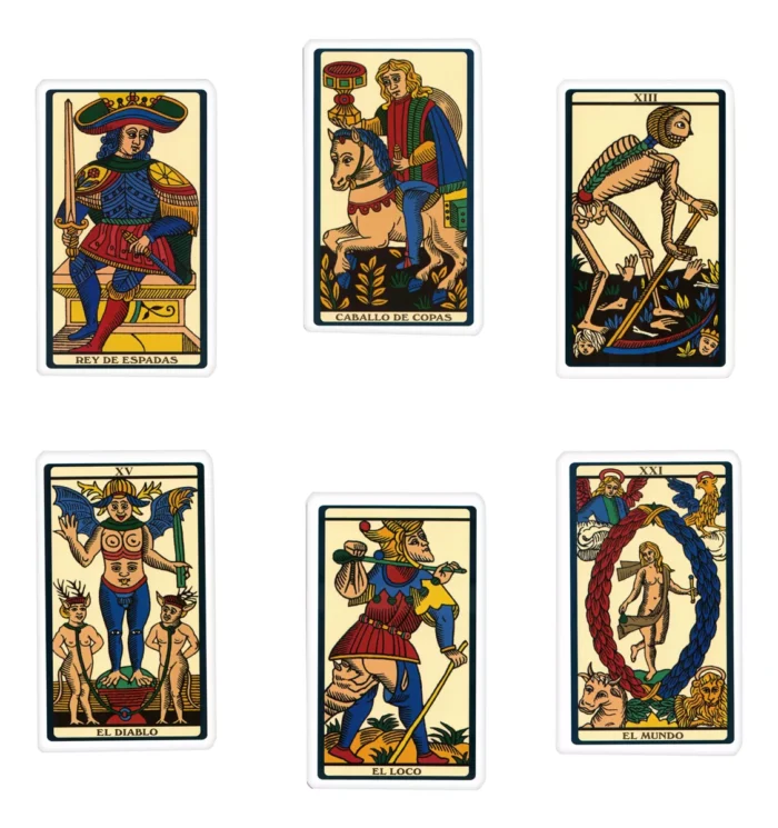 Mazo El Verdadero Tarot De Marsella 78 Cartas Original Tomo 1