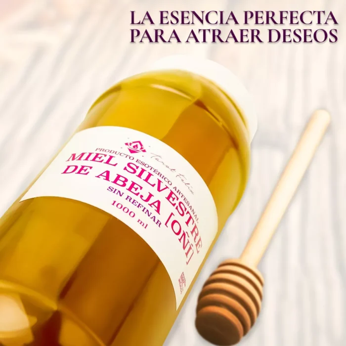 Miel Silvestre De Abeja Pura 1 L Para Rituales Y Ofrendas 4