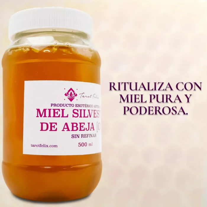 Miel Silvestre De Abeja Pura 500 Ml Para Rituales Y Ofrendas 1