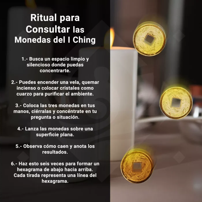 Monedas I Ching Descubre Tu Suerte Y Fortuna 3 Piezas 7
