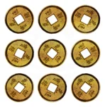monedas i ching chinas de bronce suerte y fortuna