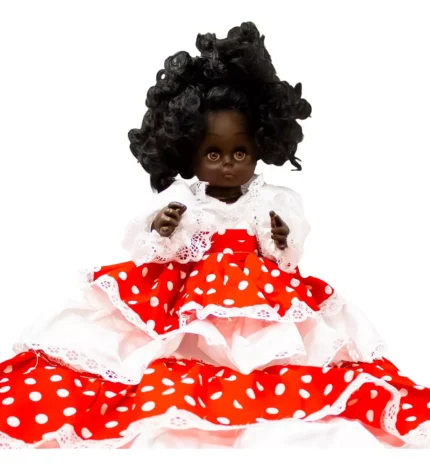Muñeca Gitana Santería Y Palería Protección Energética 36cm