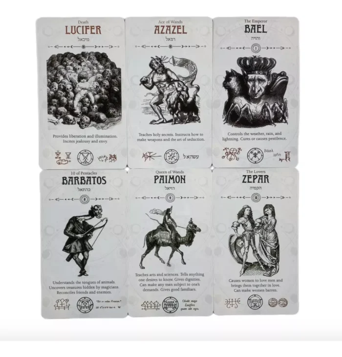 Occult Tarot 78 Cartas Demonios Sigilos Guia Pdf Espanol 2