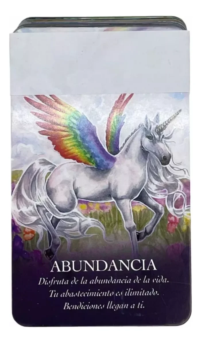 Oraculo De Los Unicornios 44 Cartas Guia Impresa Espanol 2