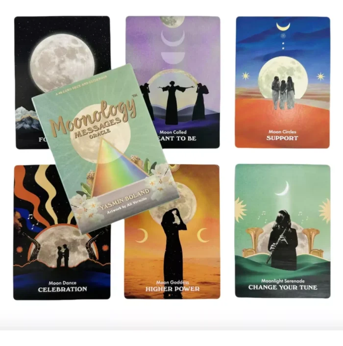 Oraculo Estudio De La Luna 48 Cartas Manual Digital Espano 1