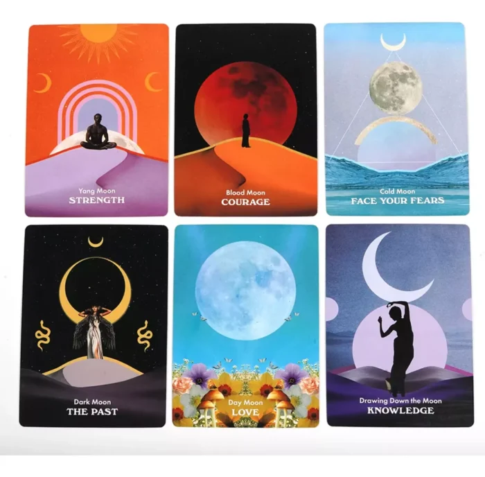 Oraculo Estudio De La Luna 48 Cartas Manual Digital Espano 4