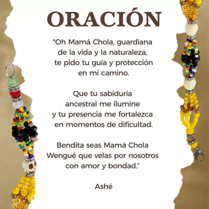 Pulsera 6 Hilos Oshun Muerto Mama Chola Wengue Palo Paleria 4