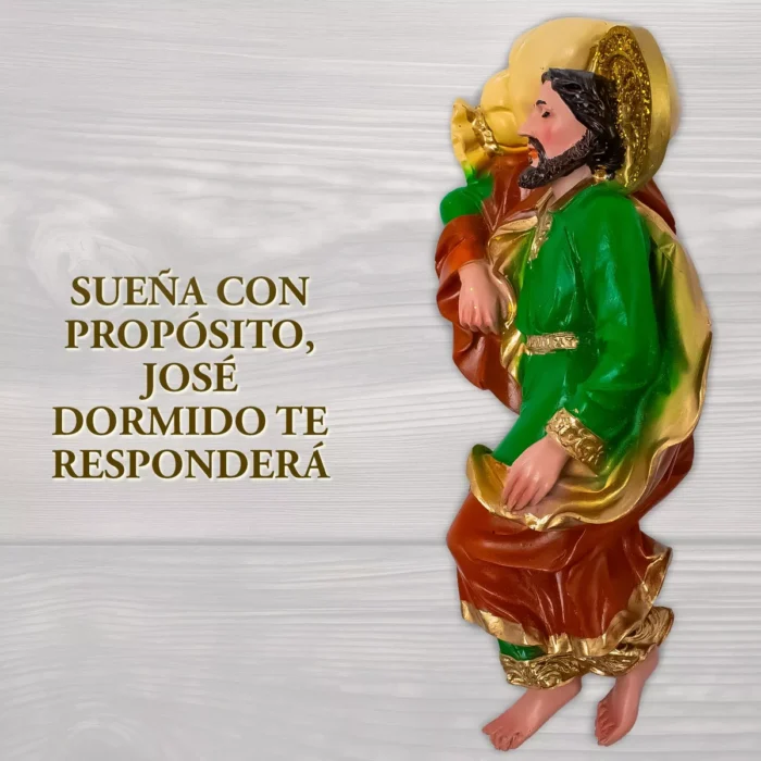 San Jose Dormido 19 Cm Figura Religiosa Proteccion Bendicion 4