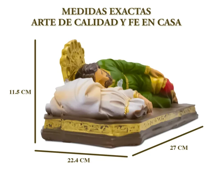 San Jose Dormido 27 Cm Figura Religiosa Proteccion Bendicion 1