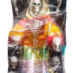 santa muerte suprema 7 potencias 70 cm figura multicolor curada protección total
