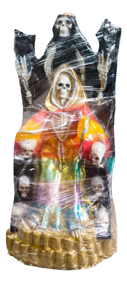 Santa Muerte Suprema 7 Potencias 70 Cm + Libro De Oraciones
