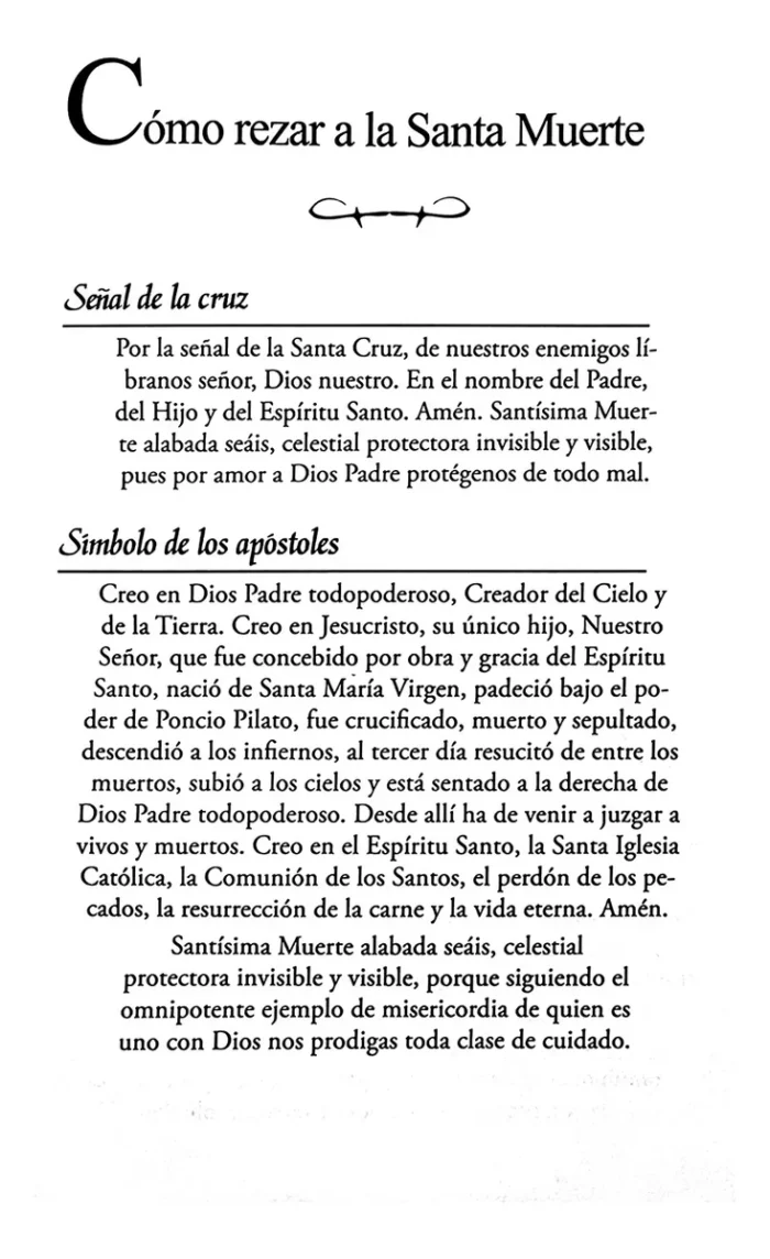 Santa Muerte Vestida 30cm Biblia 7 Potencias Negra Blanca. 3