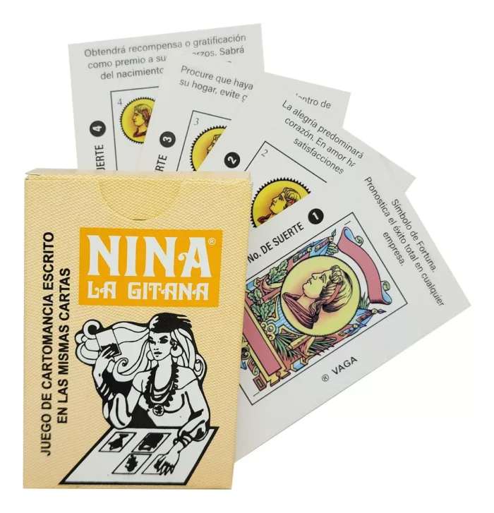 Tarot 40 Cartas Nina La Gitana Con Significadosinstructivo