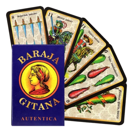 Tarot 48 Cartas Auténtica Baraja Gitana Española + Ebook