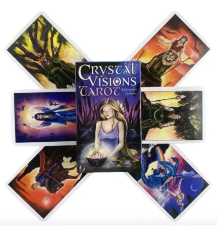 Tarot 78 Cartas Crystal Visions Visiones De Cristal+ebook