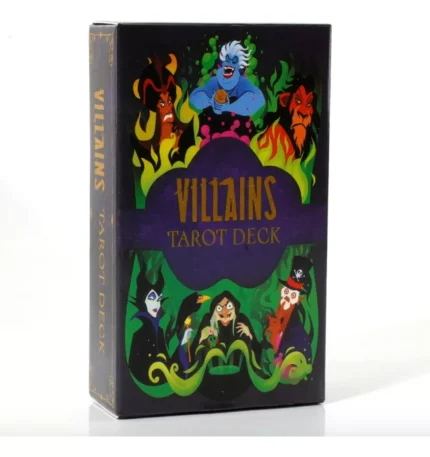 Tarot 78 Cartas Villanos Disney Dibujos +ebook