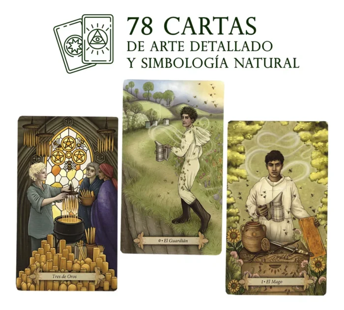Tarot Abejas 78 Cartas Rider waite Libro Esp Matiri 4
