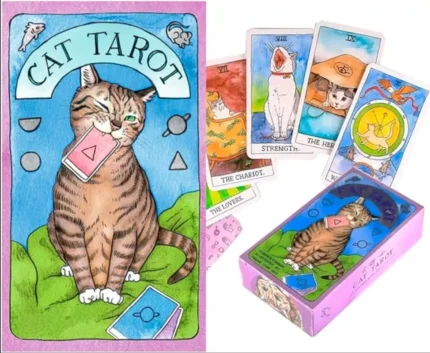 cat tarot 78 cartas guía pdf tarot simbólico con gatos ilustrados