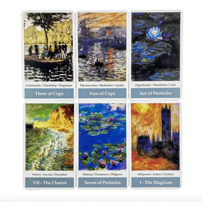 Tarot De Monet Impresionista 78 Cartas Artisticas Ilustrado 2