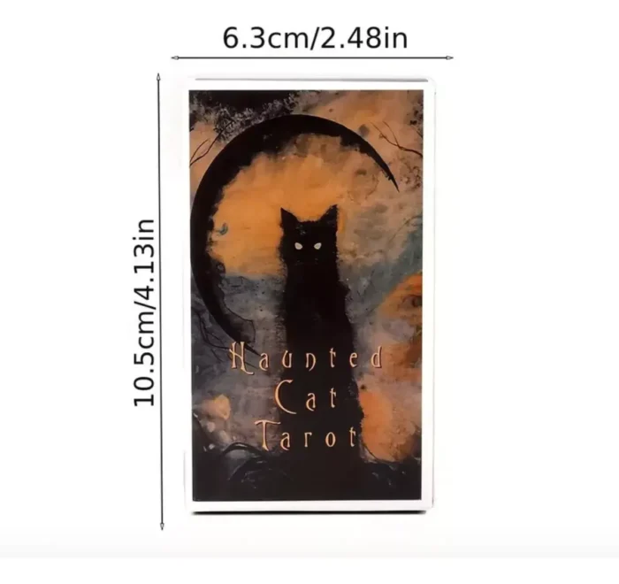 Tarot Haunted Cat 78 Cartas Gato Embrujado Oscuro 1