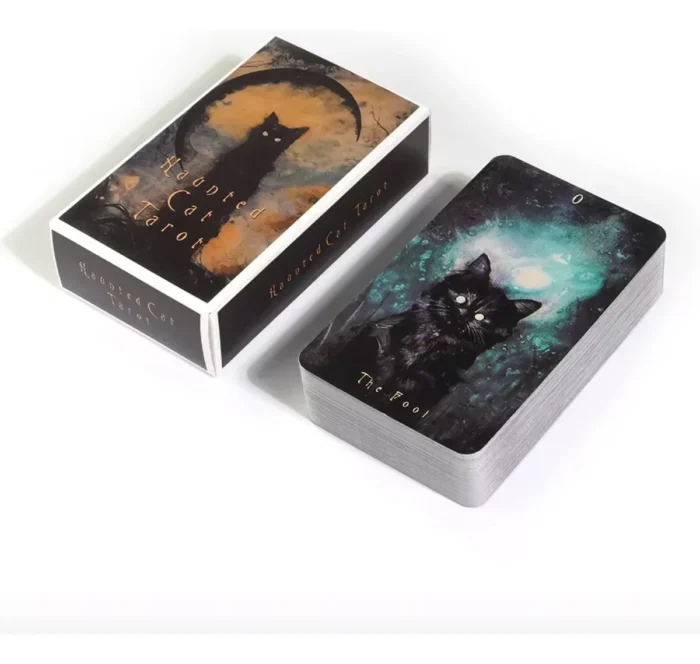Tarot Haunted Cat 78 Cartas Gato Embrujado Oscuro 4