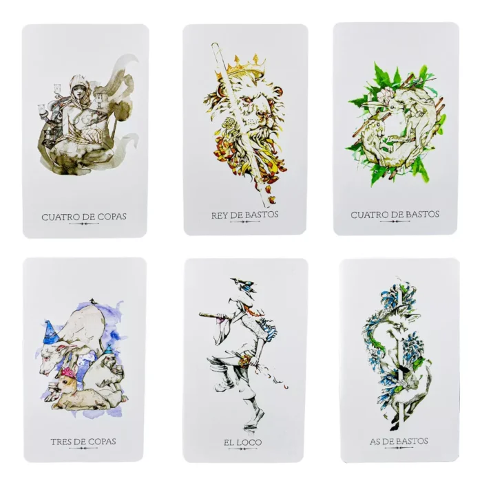 Tarot Linestrider Arte Visual Matiri guia Espanol Impresa 3