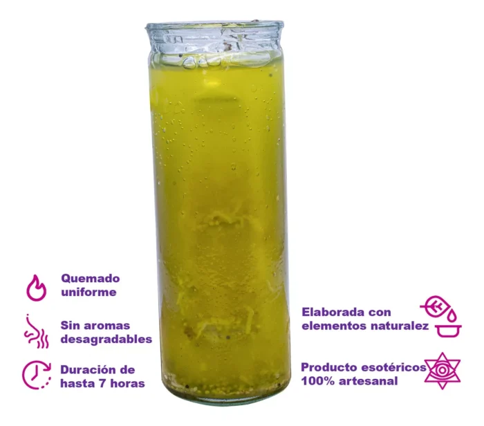 Veladora Gel Coco Elegua Abrecaminos Preparada 3