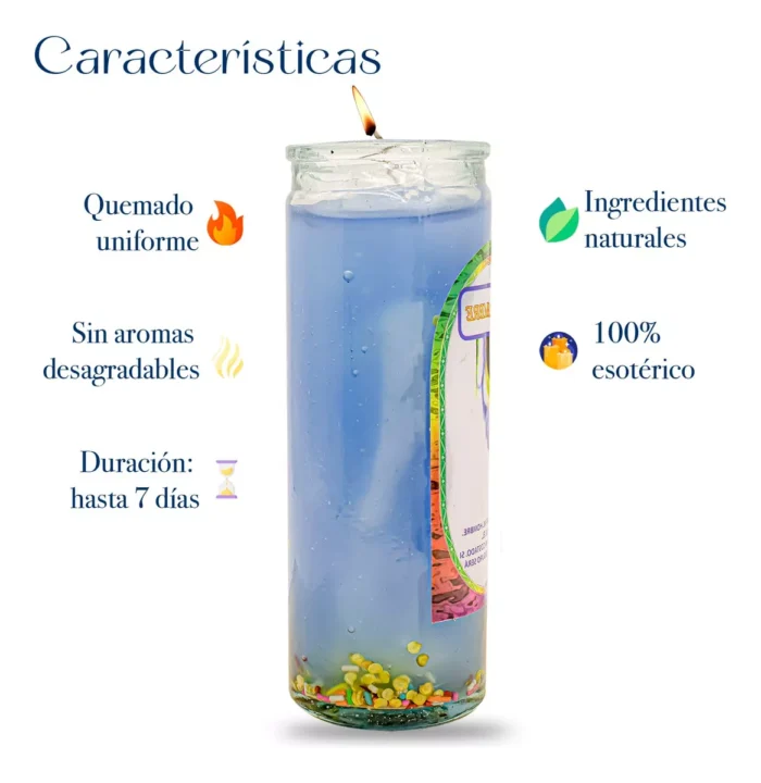Veladora Gel Dominio Hombre Amarre Amor 2
