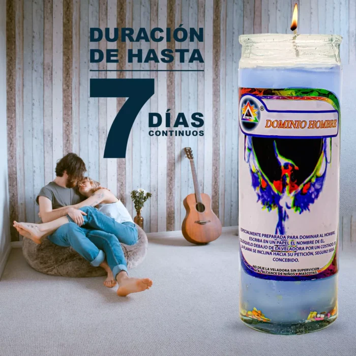 Veladora Gel Dominio Hombre Amarre Amor 4