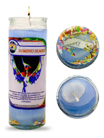 Veladora Gel Dominio Hombre Amarre Amor