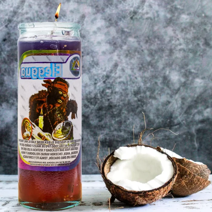 Veladora Gel Eleggua Abrecaminos Proteccion Ofrendas Elegua 2