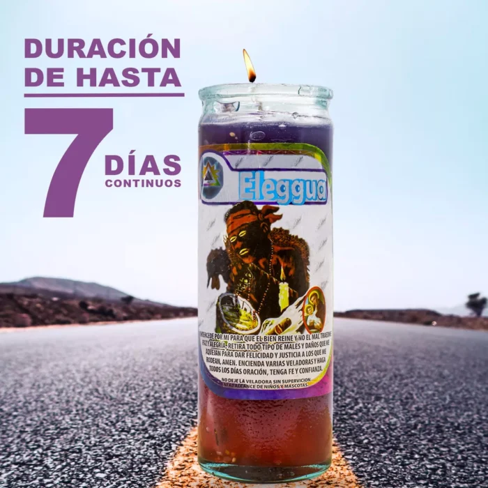 Veladora Gel Eleggua Abrecaminos Proteccion Ofrendas Elegua 3