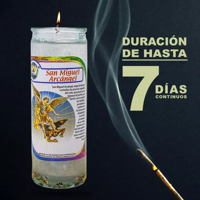 Veladora Gel San Miguel Arcangel Proteccion 4