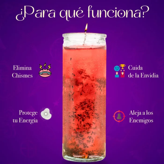 Veladora Gel Tapa Boca Proteccion Energetica 1
