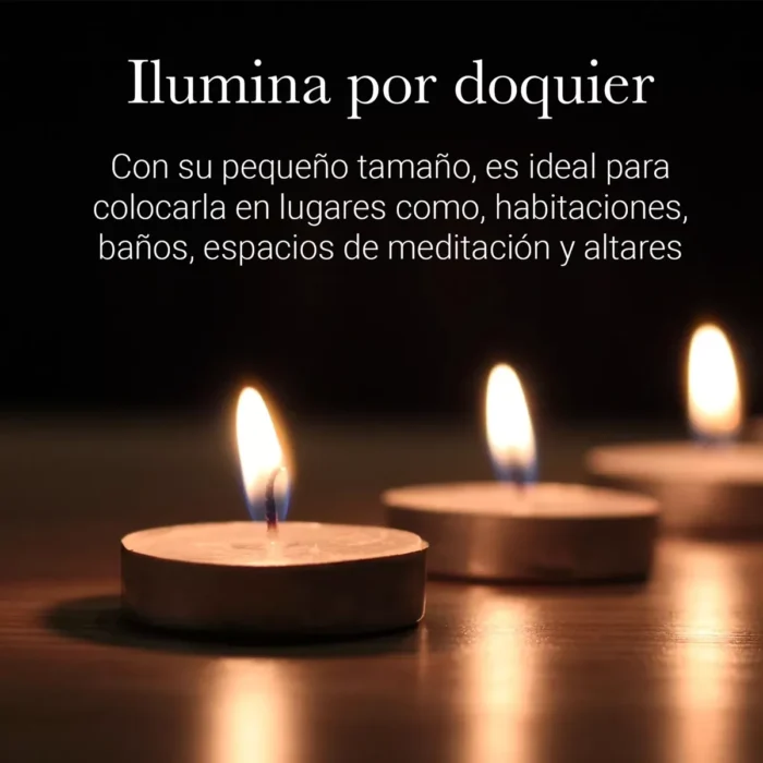 Velas Tealights Blancas Flotantes Cubierta De Lamina 50 Pzs 1