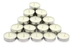 Velas tealights blancas – pack flotante para rituales y altares