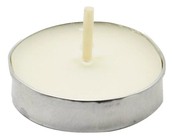 Velas Tealights Blancas Flotantes Cubierta De Lamina 50 Pzs 2